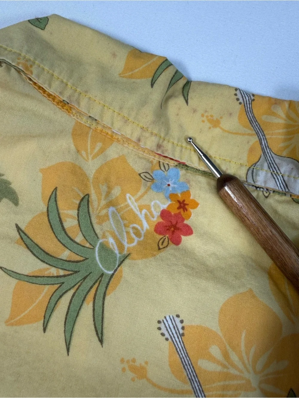 VINTAGE‎ GYMBOREE Boys Hawaiian Button Up Shirt 8 2005 Tropical Aloha Summer